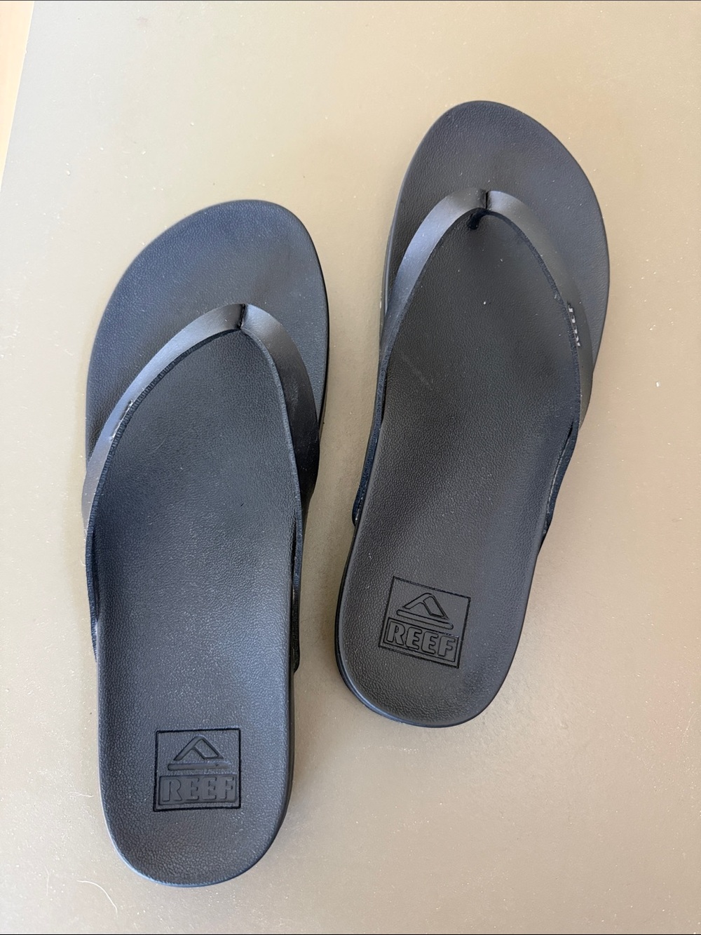 Reef Women’s Black Flip Flop Sandals 7.5
